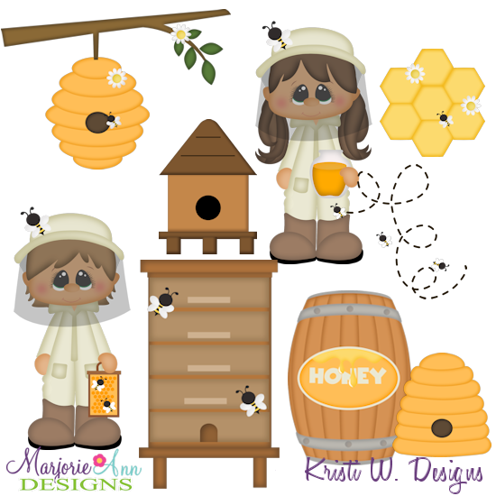 When I Grow Up~Bee Keeper SVG Cutting Files Includes Clipart - Click Image to Close